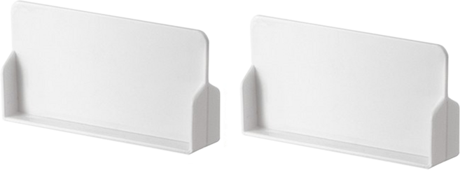 抽屜組合收納盒 分隔板 2個, 1組, 白色, 2層