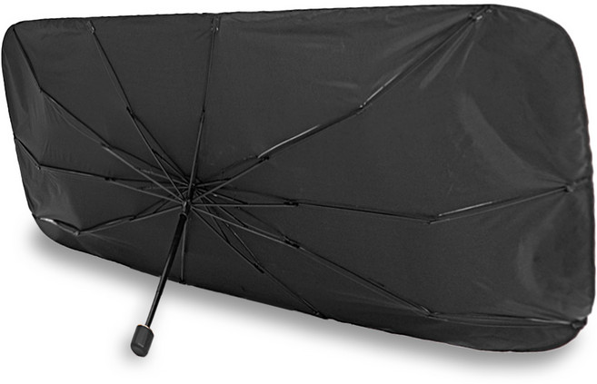 탐사 차량용 대형 햇빛가리개 우산형, 블랙, 1개