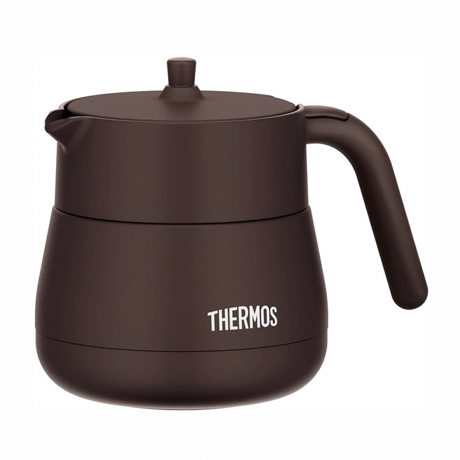 THERMOS 膳魔師 不鏽鋼保溫壺 TigerTTE-450BW, 棕色, 450ml, 1個