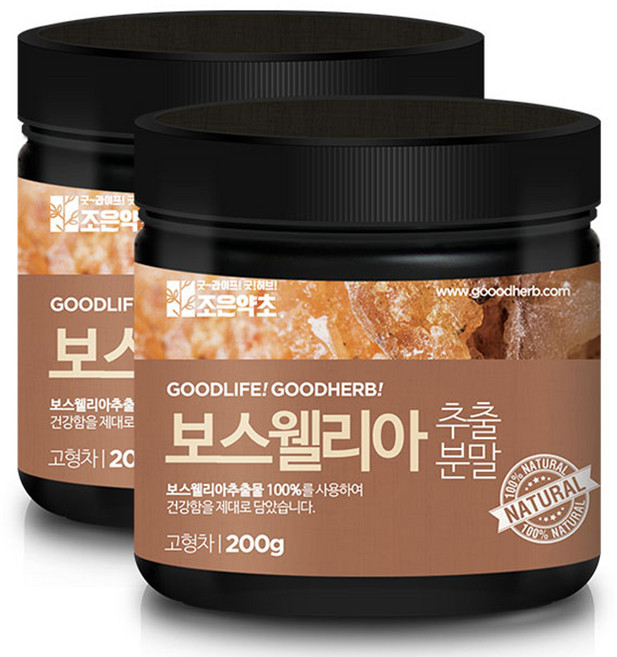 조은약초 프리미엄 보스웰리아 가루, 200g, 2개