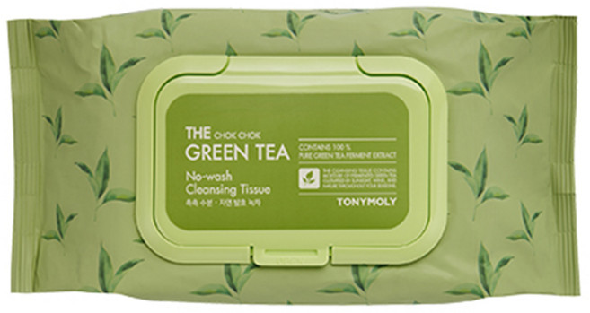 토니모리 더 촉촉 그린티 노-워시 클렌징 티슈, 100매입, 1개