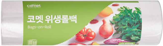 코멧 위생롤백, 대(L), 500개입, 1개