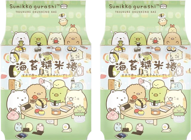 KYODA 京田製菓 角落小夥伴糙米捲 海苔, 140g, 2袋