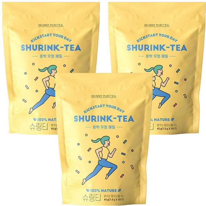 스키니퓨리티 슈링티 호박 우엉 메밀, 1.5g, 30개입, 3개