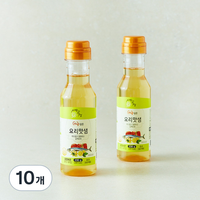 사랑과정성 사랑담은 요리맛샘, 230g, 10개