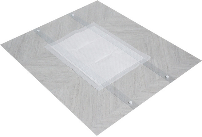 더함리빙 강아지 배변판 패드 1장용, 반투명, 1개