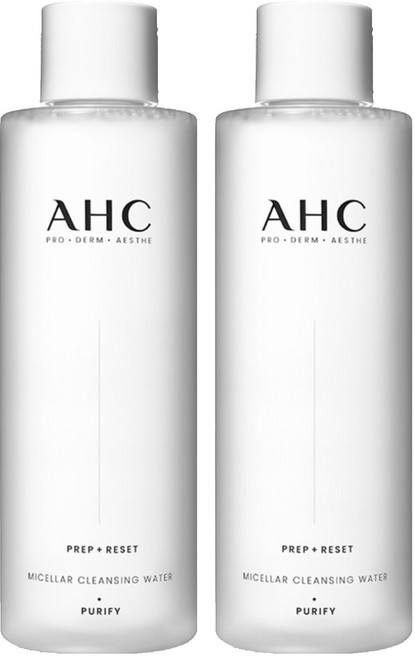 AHC Prep Reset 膠束潔膚水, 255ml, 2個