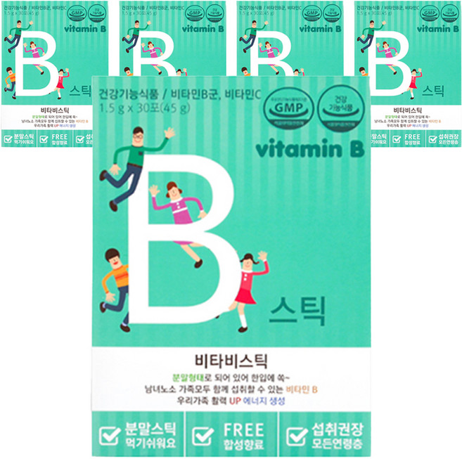 파마젠 비타B스틱 30포, 45g, 5개
