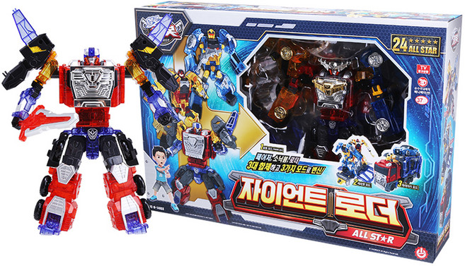 헬로카봇 자이언트 로더 올스타 로봇장난감, 혼합색상, 1개