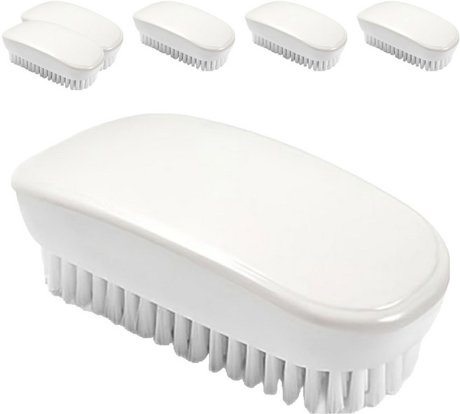 咪咪購物 多功能衣物清潔刷, 白色, 6個