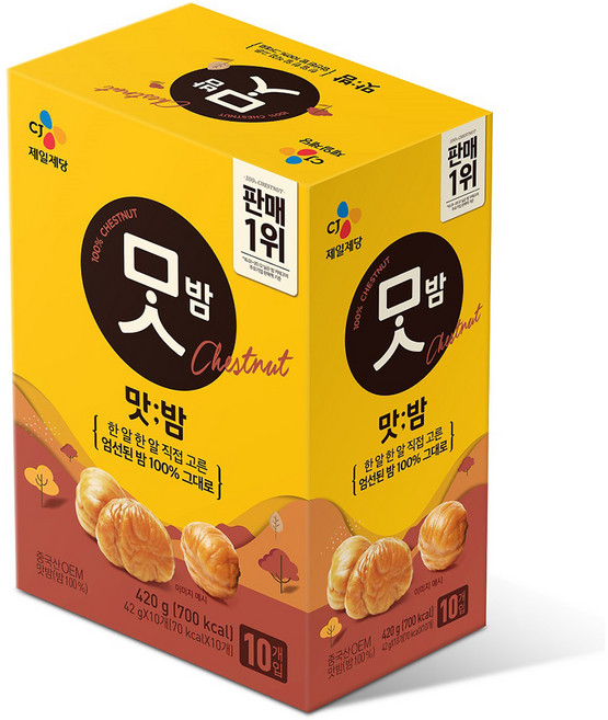 CJ맛밤, 420g, 1개