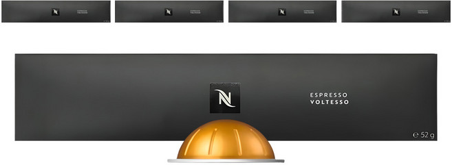 네스프레소 버츄오 볼테소 캡슐커피, 5.2g, 10개입, 5개