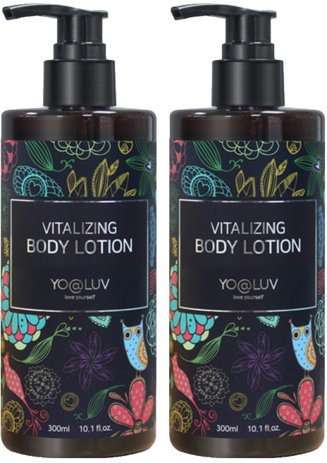 요아럽 바이탈라이징 바디로션 시트러스향, 2개, 300ml