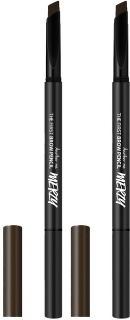 MERZY 超顯色持久眉筆 0.3g, B1 Acorn Brown, 2支