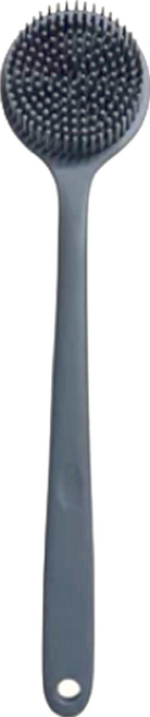 矽膠洗澡洗背刷, 沈穩灰, 1支