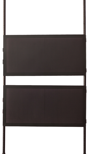 dayneeds 日需百備 頂天立地烤漆收納架, 烤漆黑, 1入