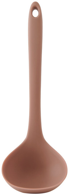 퍼기 유아용 이유식 실리콘 조리도구 국자, 소, 1개, 토프 브라운