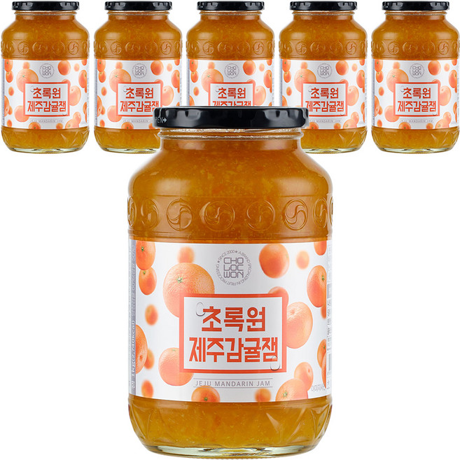 초록원 제주감귤잼, 1kg, 6개