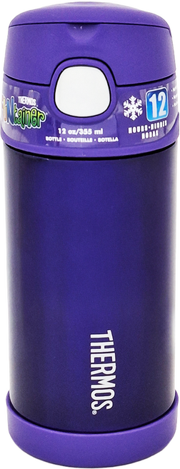THERMOS 膳魔師 保溫水瓶 12 oz, 紫色, 355ml, 1個