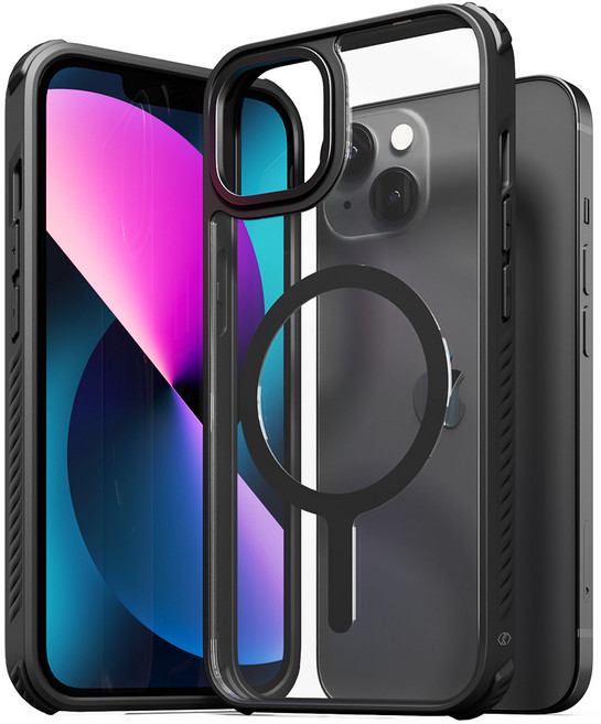 SINJIMORU MagSafe 防震 360度 硬殼 防撞 強化 手機殼