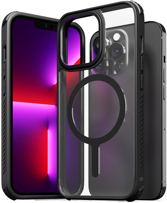 신지모루 맥세이프 충격보호 360도 하드 범퍼 강화 휴대폰 케이스