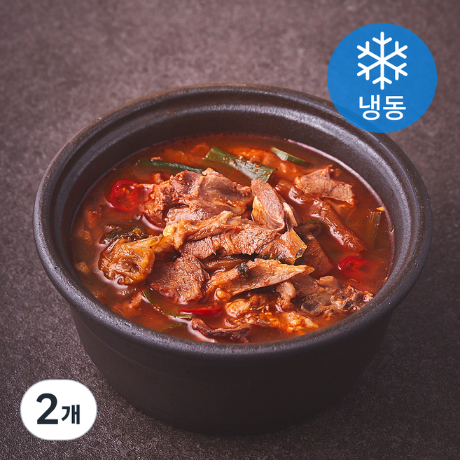 집콕집국 보양 염소탕 (냉동), 500g, 2개