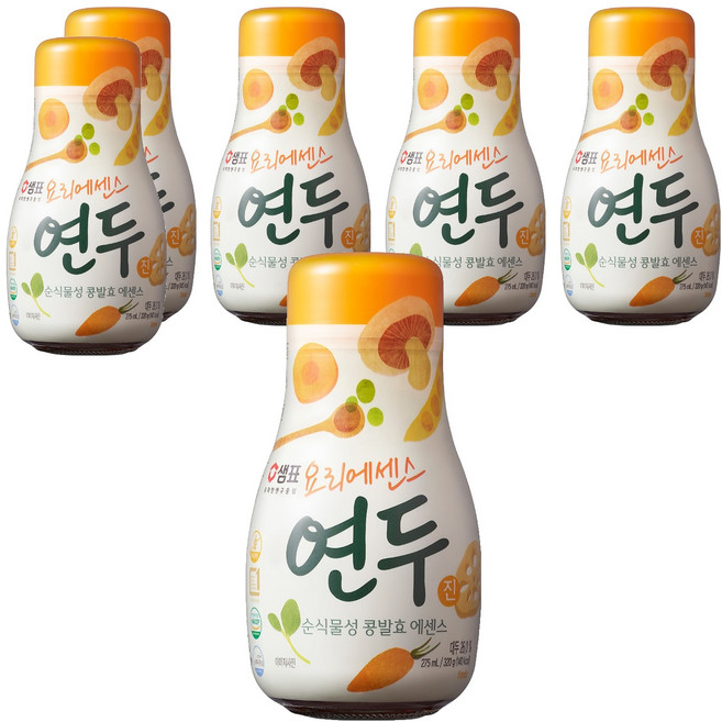 샘표 요리에센스 연두 진, 275ml, 6개