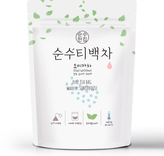 순수한집 오미자차 삼각티백, 1g, 50개입, 1개