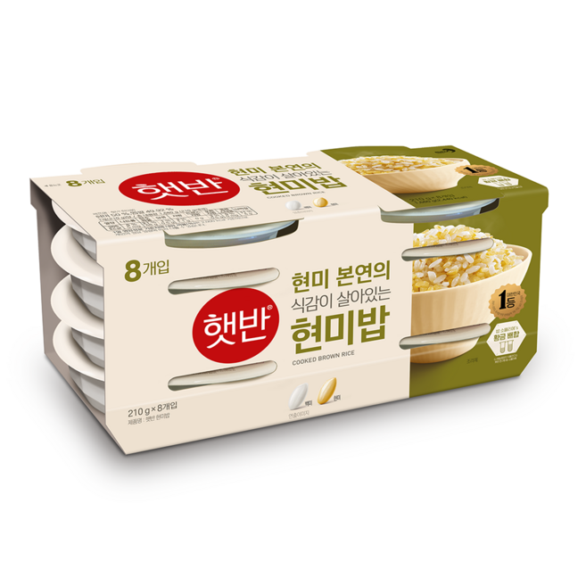 CJ Hetbahn 糙米飯, 210g, 8個