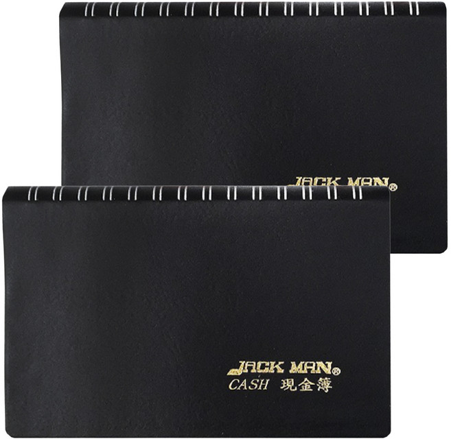 conifer 綠的事務 80K經典系列 活頁現金本, 黑色, 2本