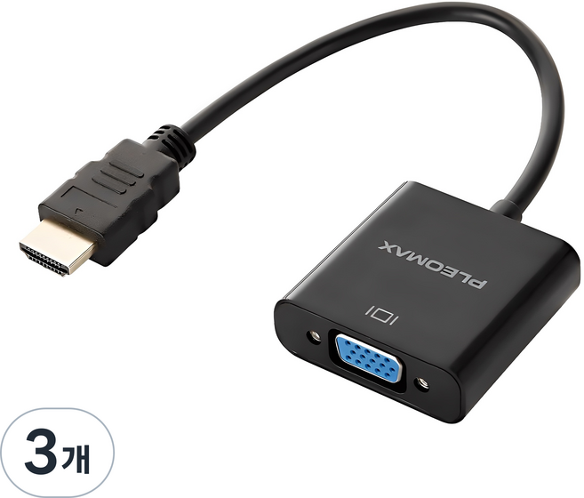 PLEOMAX club HDMI M TO VGA F 轉換器 IT-HV01, 3個, 17cm