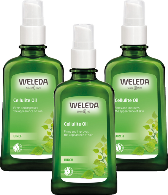 WELEDA 薇蕾德 樺木橘皮精華油, 100ml, 3個