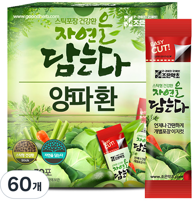 조은약초 양파환 스틱, 3g, 60개