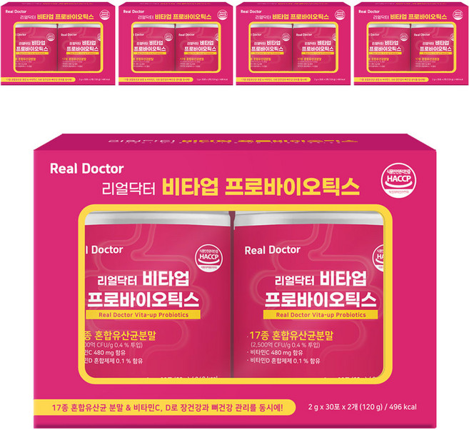 Real Doctor Vita Up 益生菌 30包 2入, 30冊, 60g, 10個