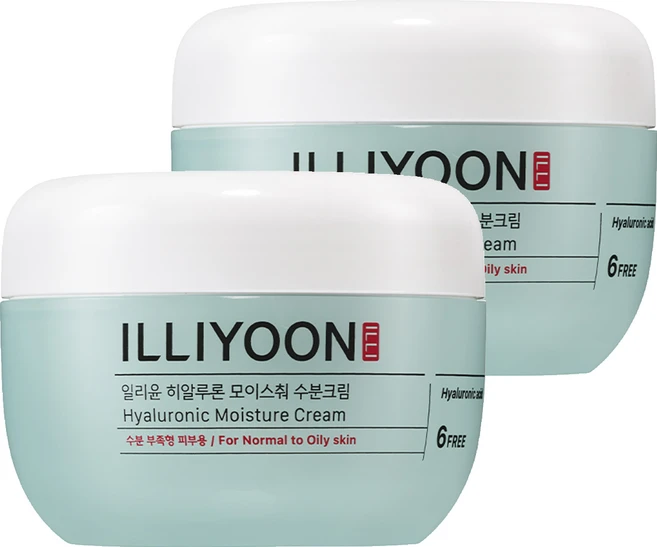 일리윤 히알루론 모이스춰 수분크림, 100ml, 2개 - 쿠팡