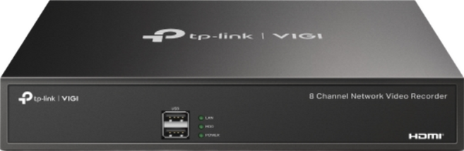 tp-link VIGI 8路網路監控主機, NVR1008H, 1台