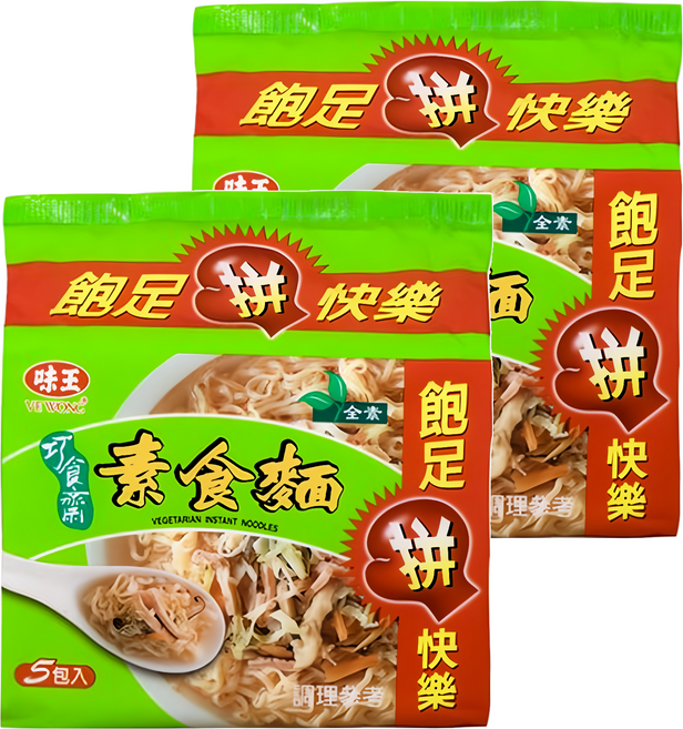 味王 巧食齋 素食麵 82g, 10包