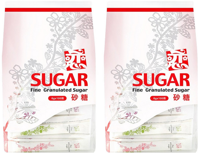 戀 長條砂糖, 600g, 2袋