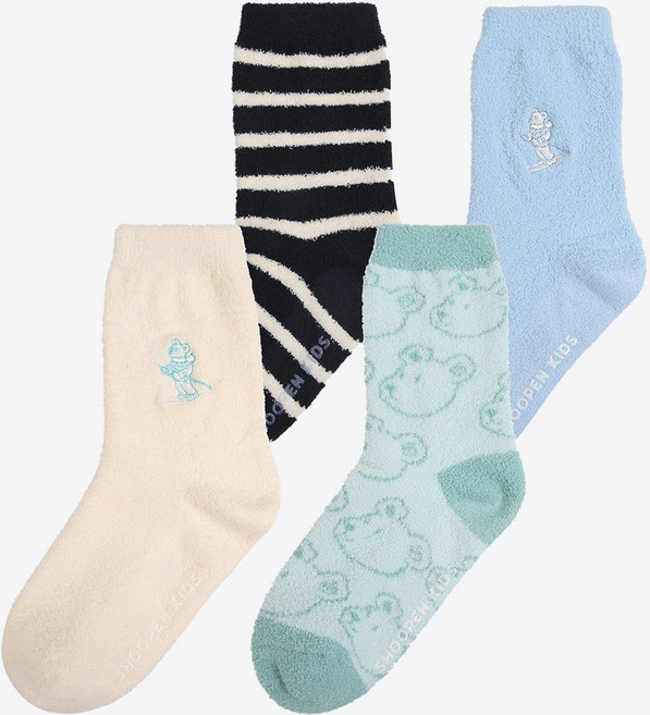 SHOOPEN Shoo Bear 兒童睡眠襪 4雙組 HPKL8EFV3U