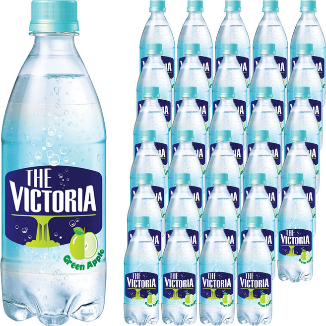 웅진빅토리아 더빅토리아 그린애플 탄산음료, 500ml, 40개