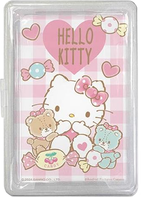 HUNDRED PICTURES 百耘圖 Hello Kitty 真心話大冒險 卡牌遊戲 HP-BX054004 88 x 58mm 54張, 感情問答, 1盒