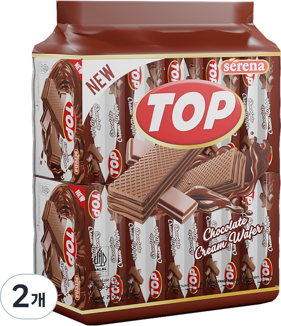Maxim 麥心 T.O.P Serena 巧克力威化餅 20入, 2個, 420g