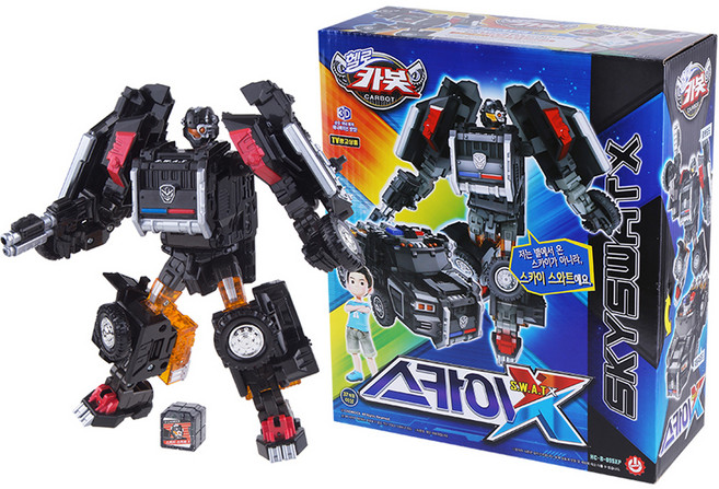 헬로카봇 스카이 스와트 X 로봇장난감, 혼합색상, 1세트