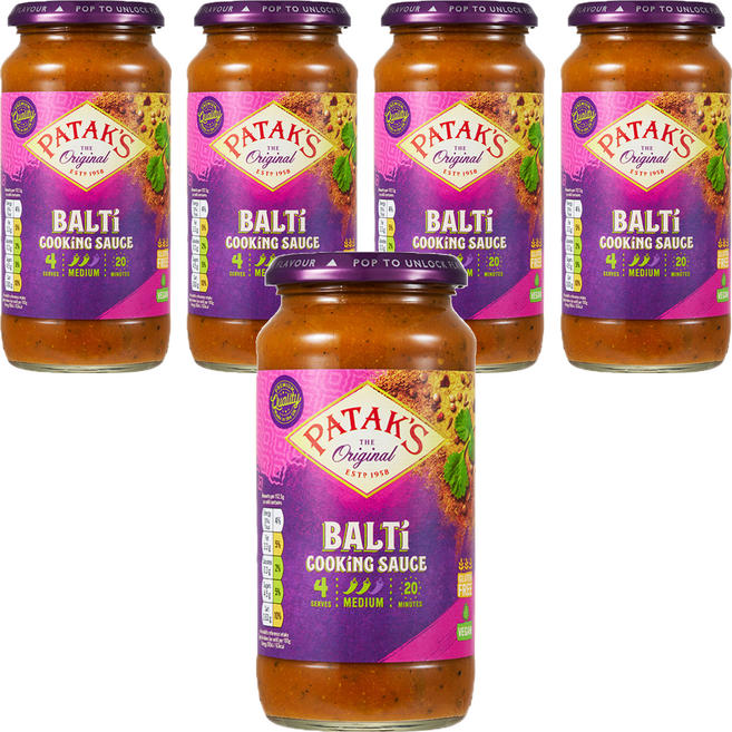 대상 파탁스 발티 쿠킹 소스, 450g, 5개