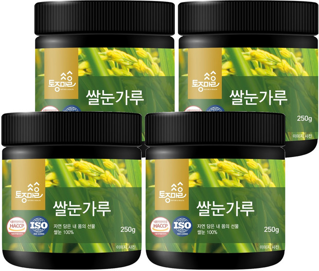 토종마을 쌀눈가루, 4개, 250g