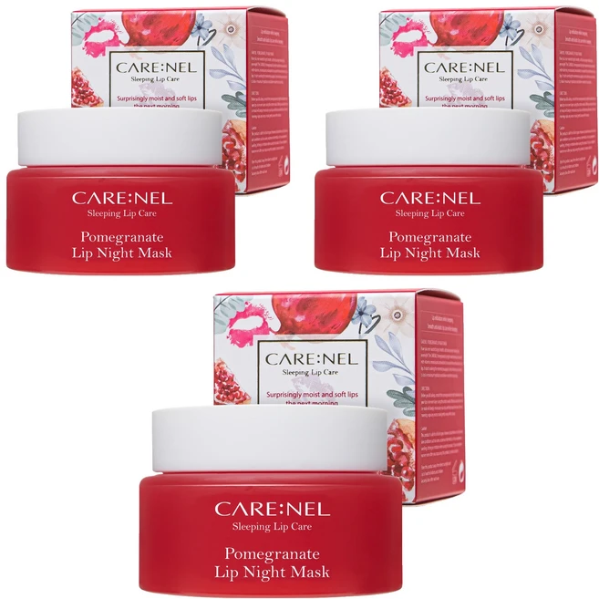 까레넬 석류 립 나이트 마스크, 23g, 3개 - 쿠팡