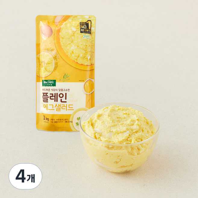 조인 누테이블 에그샐러드, 1kg, 4개