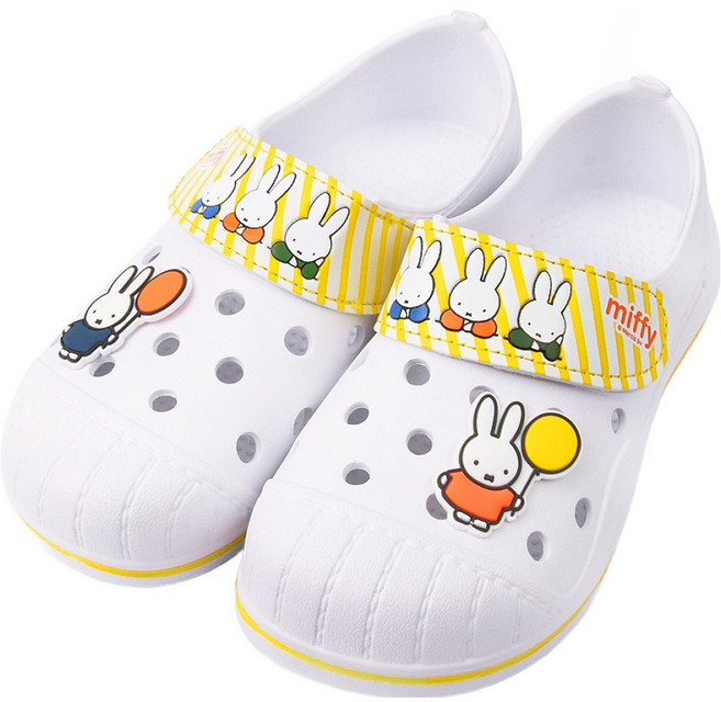 miffy 米飛 兒童新魔鬼氈室內拖鞋