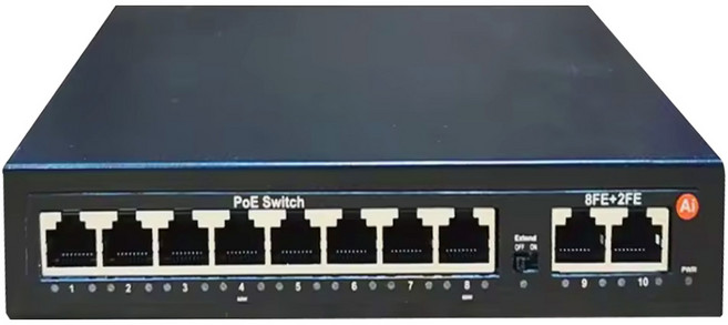 8+2埠 120W大功率 POE網路供電交換機 原廠保固, SW-8MP2M, 1個