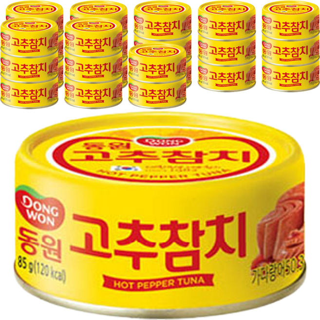 동원참치 고추 참치, 85g, 24개